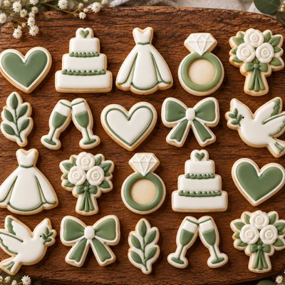 My Wedding Small Mini Cookies, 