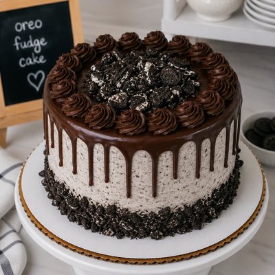Oreo Fudge Cake