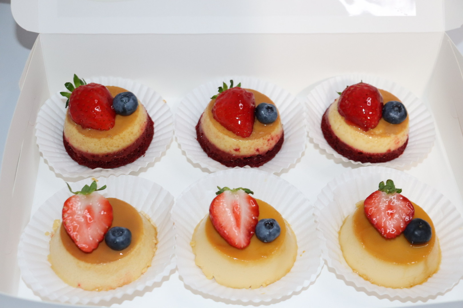 Mini Flan/Chocoflan