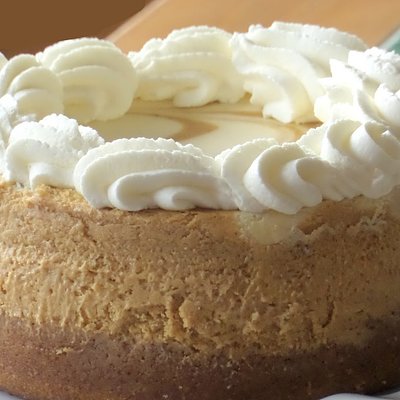 SEASONAL Pumpkin Swirl Cheesecake