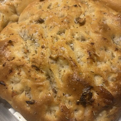 Garlic Rosemary Sea Salt Focaccia 