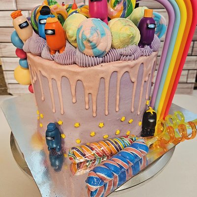 Video Game Among Us Cake 