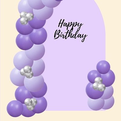 7ft Single Arch with Balloons