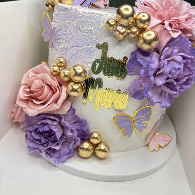 8” 3 Layered Round Cake
