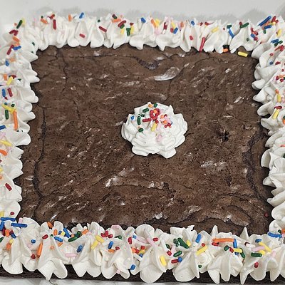 9" Fudge Brownie Cake