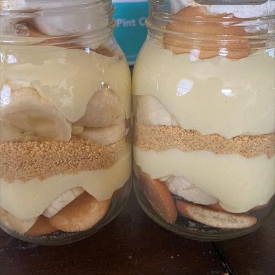 Banana Pudding Cheesecake Jar