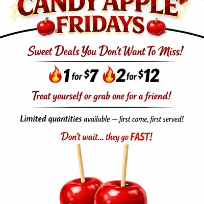 CANDY APPLE FRIDAYS 