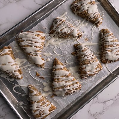 Sourdough Maple Scones 