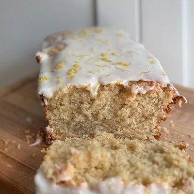 Lemon Loaf With Glaze 