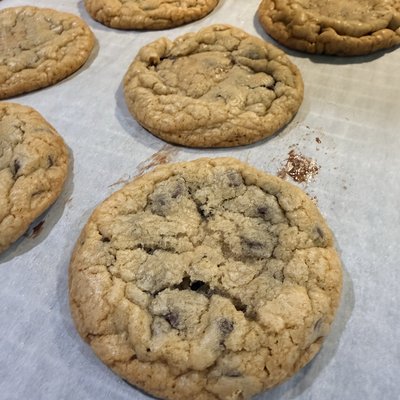 Large Chocolate Chip Cookies