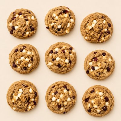 White Chocolate & Cranberry Cookies 