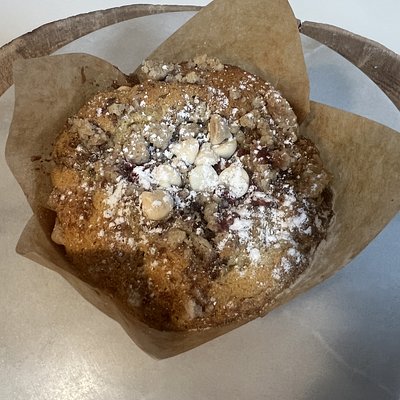 Raspberry White Chocolate Jumbo Crumb Muffin