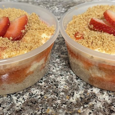 Strawberry Cheesecake Cups