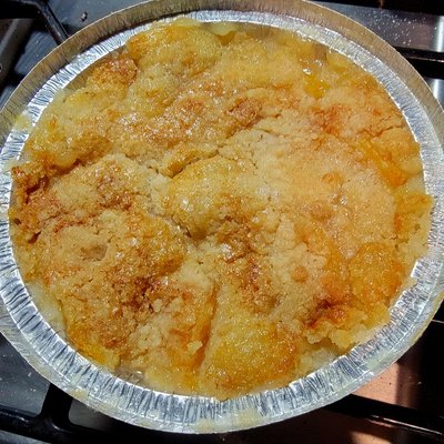 Peach Cobbler 7 Inch Round