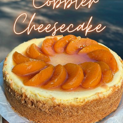 Peach Cobbler Cheesecake 