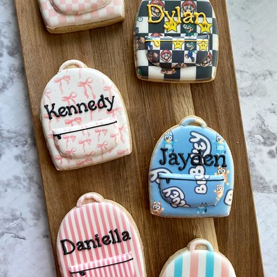 Personalized Backpack Cookie