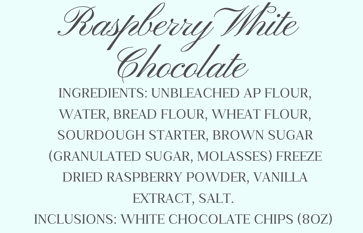 Raspberry White Chocolate