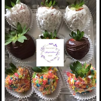 One Dozen Chocolate Strawberries 