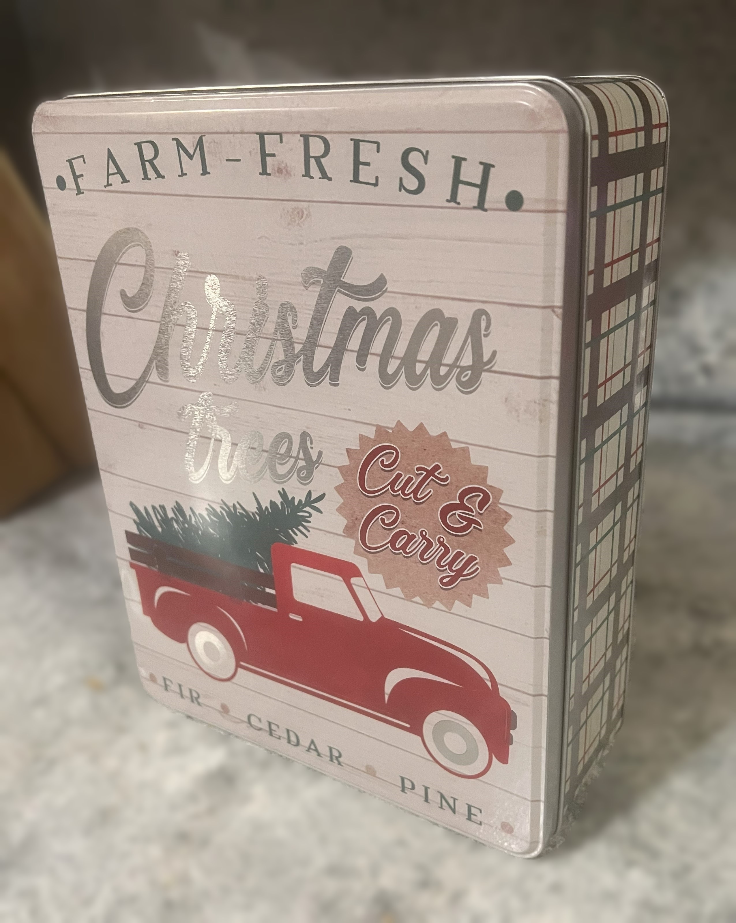 Cookie Tin with each 1 Dozen Cookie order-Truck