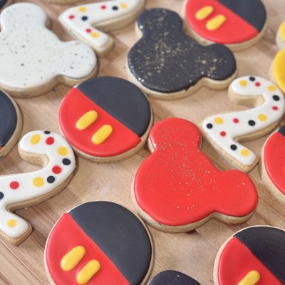 Mickey Mouse Sugar Cookies