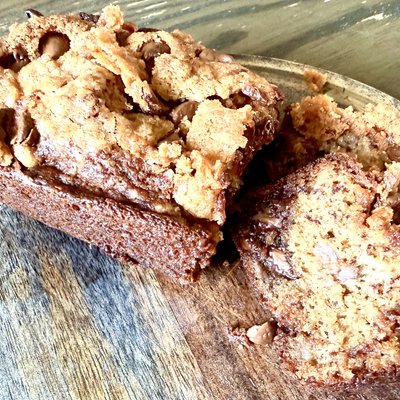 Banana Chocolate Chip Mini Loaf w/ Streusel Topping 