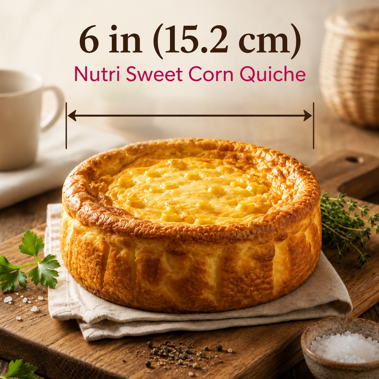 Nutri Sweet Corn Quiche
