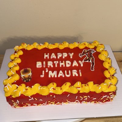 Single Layer Sheet Cake 