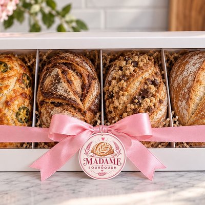 4 mini Sourdough Loaves Flight 