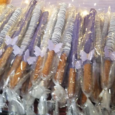 Chocolate Covered Pretzel Rods 1dozen