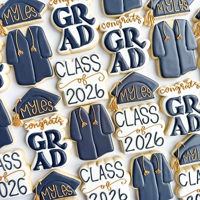 12 Piece Graduation Cookies 
