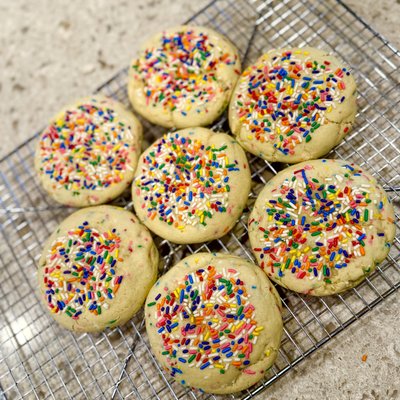 Rainbow Sprinkle Sugar Cookie - 6 Pack