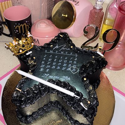 Star Photo Collage Cake