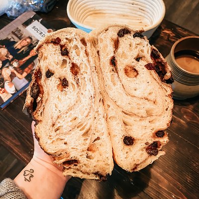 Cinnamon Raisin Sourdough Loaf