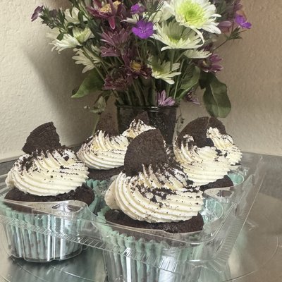 6 Chocolate Cupcakes