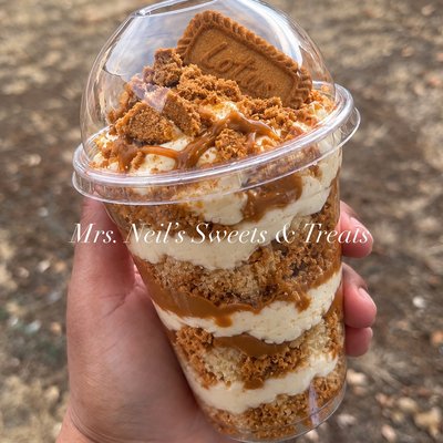 Cookie Butter Cheesecake Cake Cup
