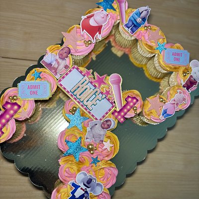 Letter Cupcake Board