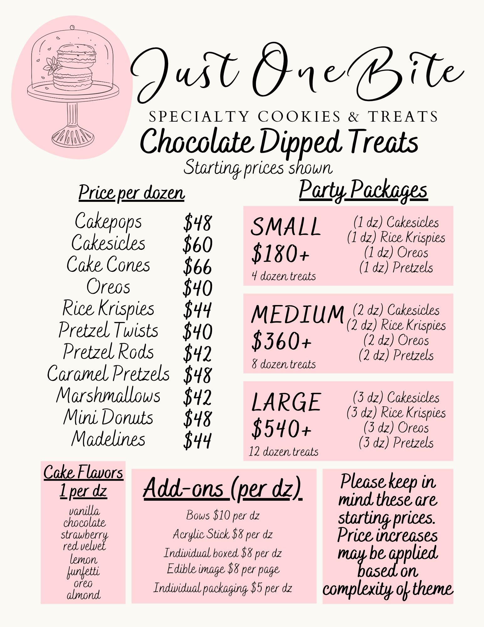 Chocolate Dipped Treats