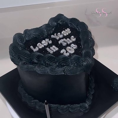 Custom Heart Cake 