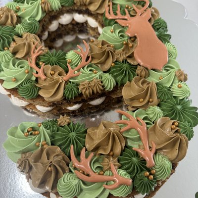 2 Layer Number Cookie Cake (One Number)