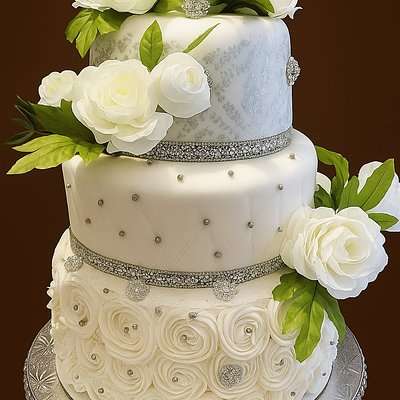 3 Tier Wedding Cake