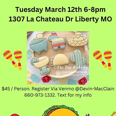 Taco Tuesday Cookie Decorating Class