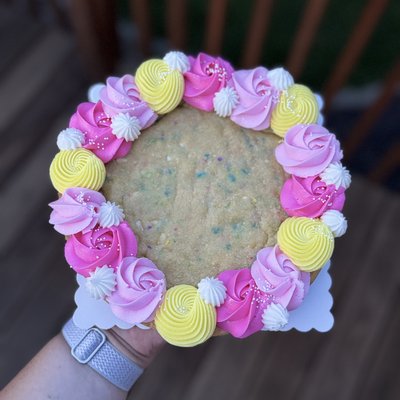 8” Round Cookie Cake (10-12 Servings)