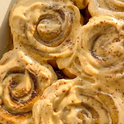 Pumpkin Cinnamon Rolls (Dozen)**