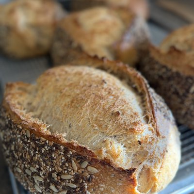 High-fiber Seeded Sourdough