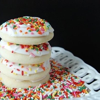 Iced Sugar Cookies 