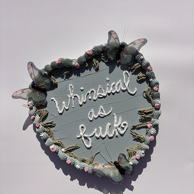 Whimsical Cake Art (10x10 Canvas)