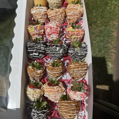 Crunch Covered Strawberries