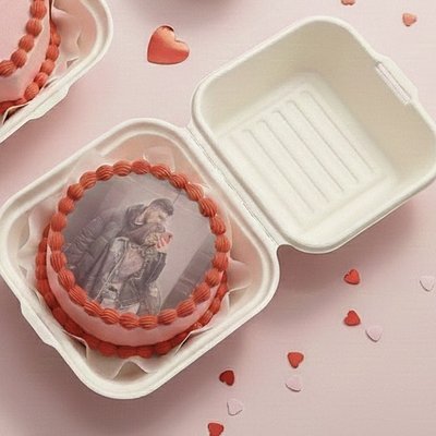 Custom Image Vanilla cake 