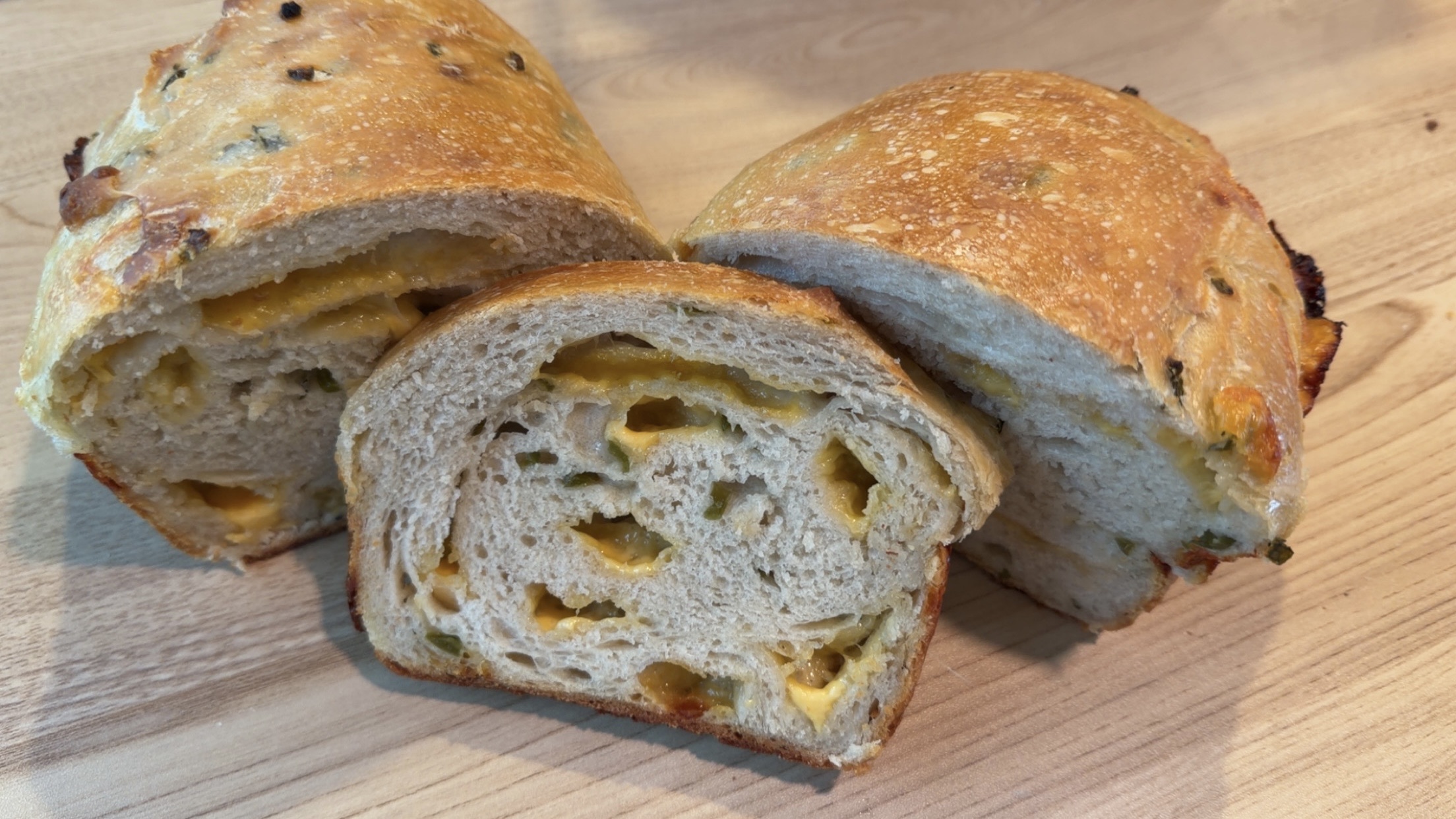 Cheddar Jalapeño Sourdough 