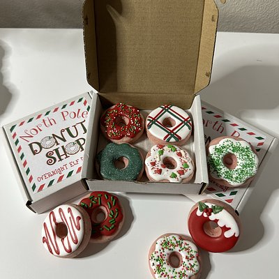 Christmas Elf Donuts